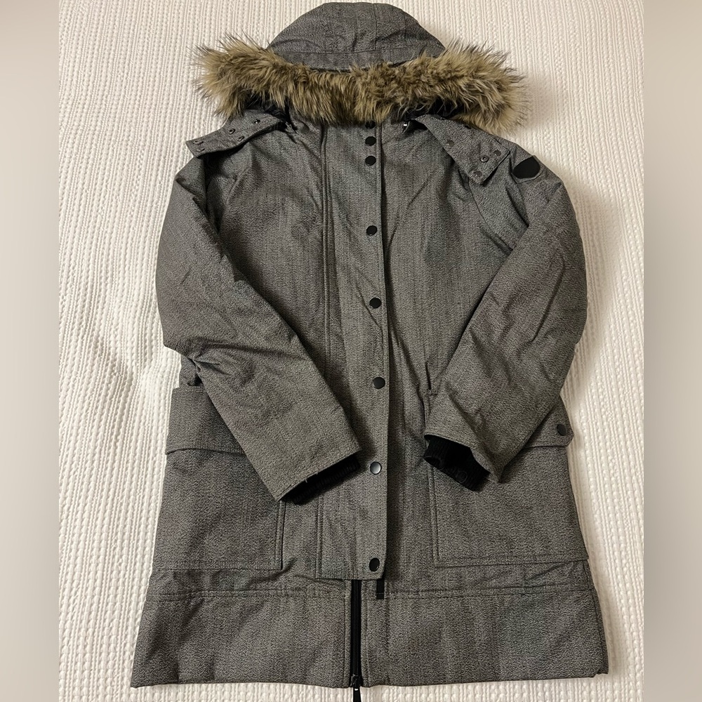 Women’s Roots Salt & Pepper Coat